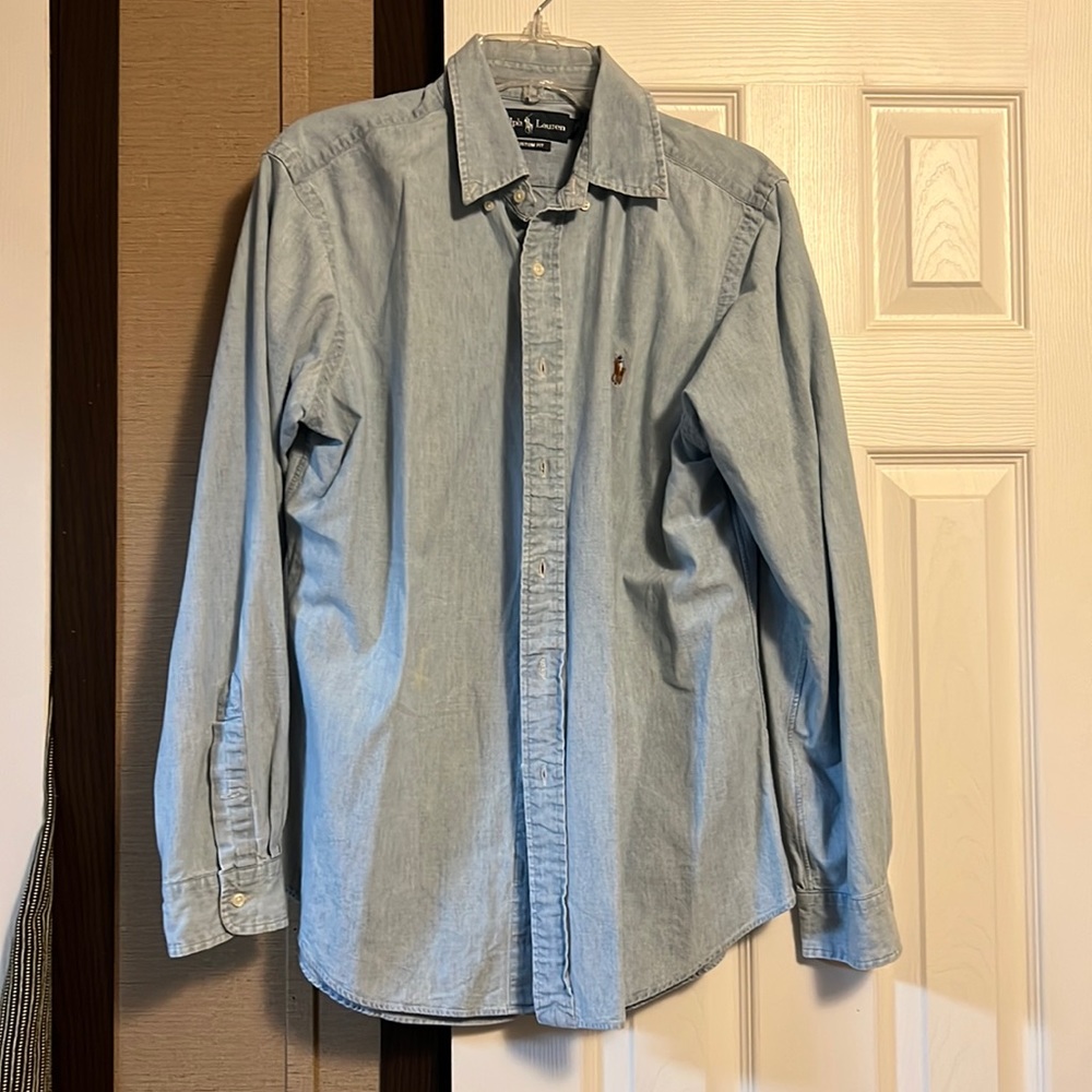 Men's Ralph Lauren chambray oxford
